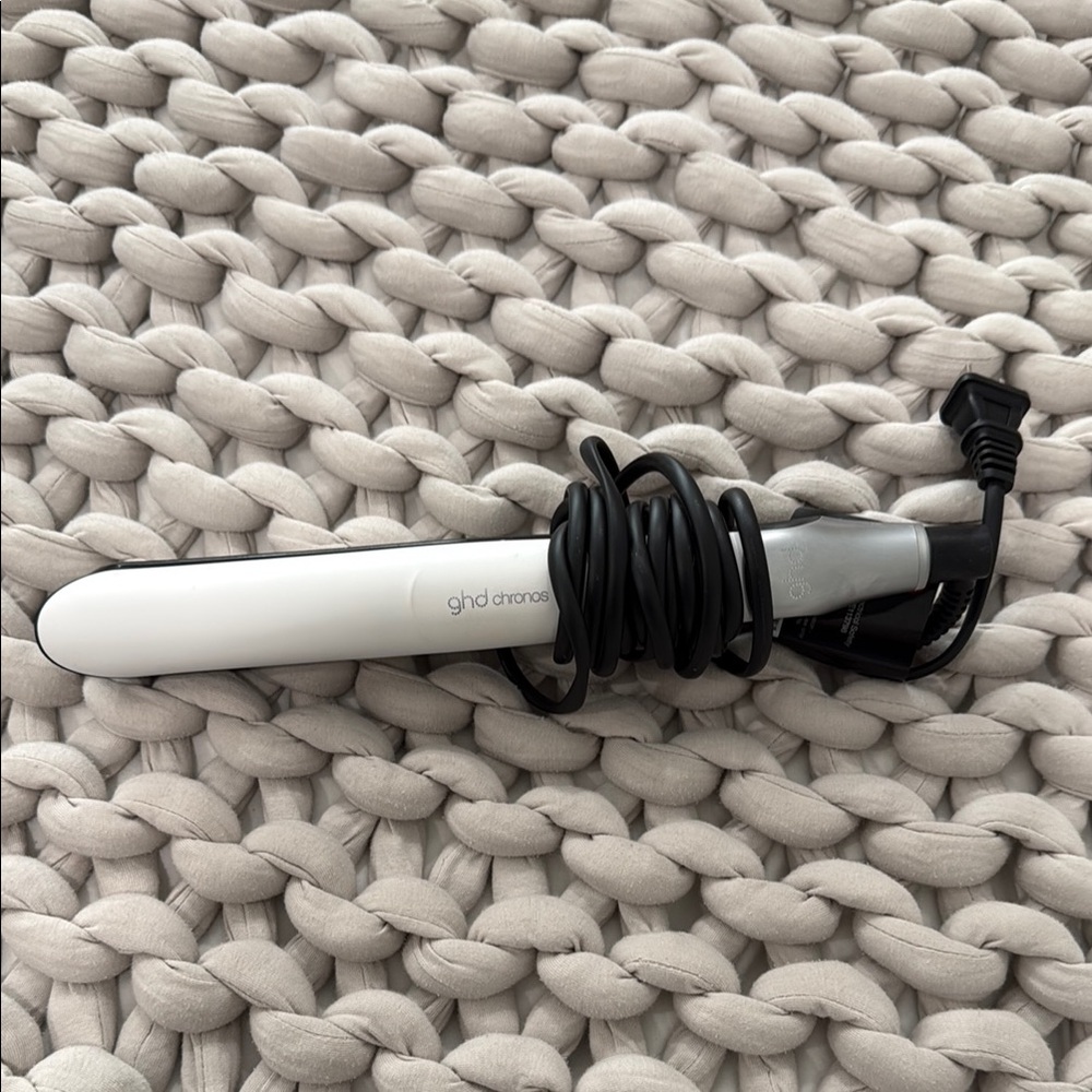 ghd white and black hair straightener